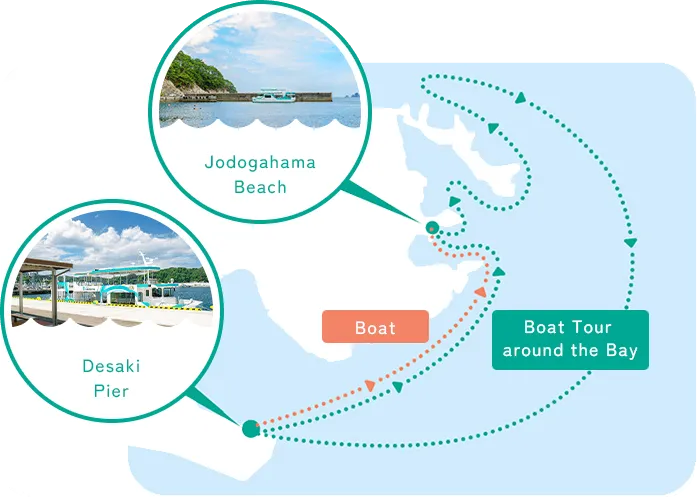 Sanriku Coastal Cruise with black-tailed gulls and sea breeze